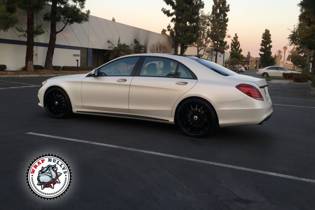 Mercedes vehicle wrap project