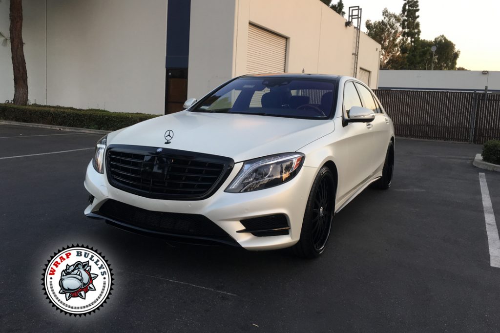 Mercedes vehicle wrap project
