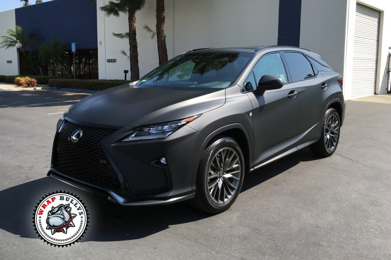 Lexus RX 3M Matte Black Wrap Gardena