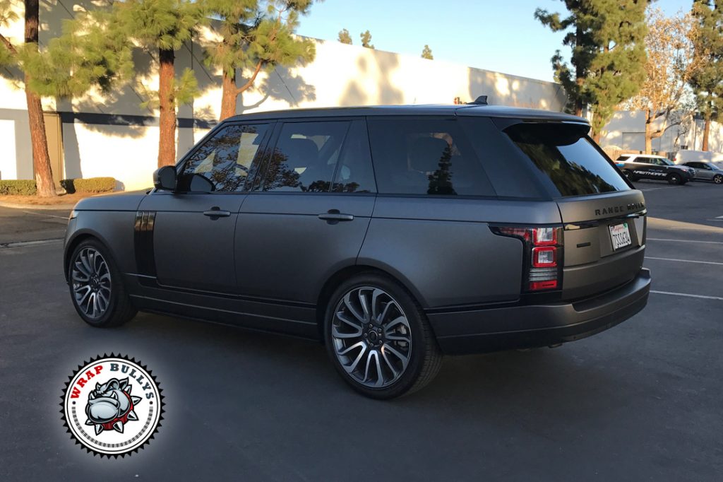 Range Rover vehicle wrap project