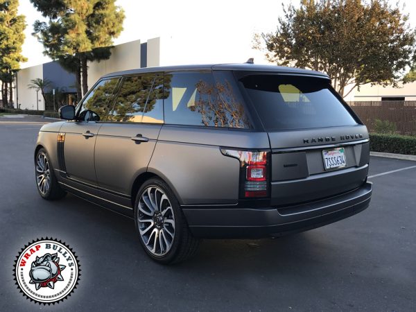 3M Matte Gray Range Rover Vehicle Wrap