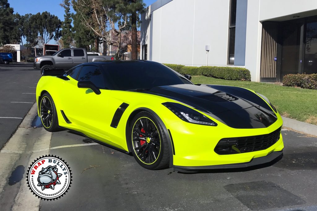 Chevrolet Z06 vehicle wrap project