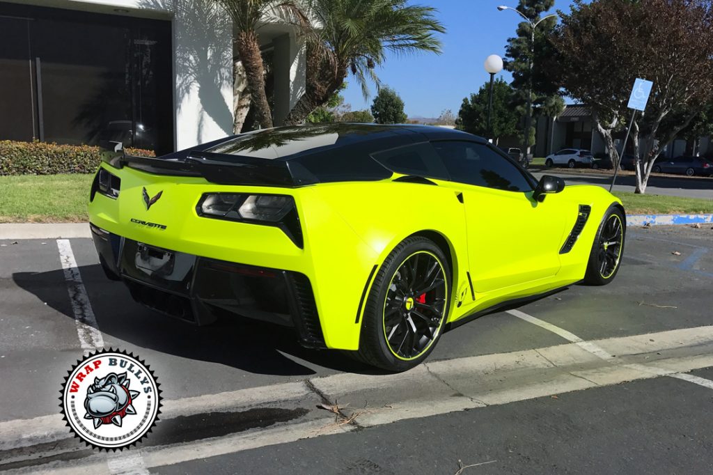 Chevrolet Z06 vehicle wrap project