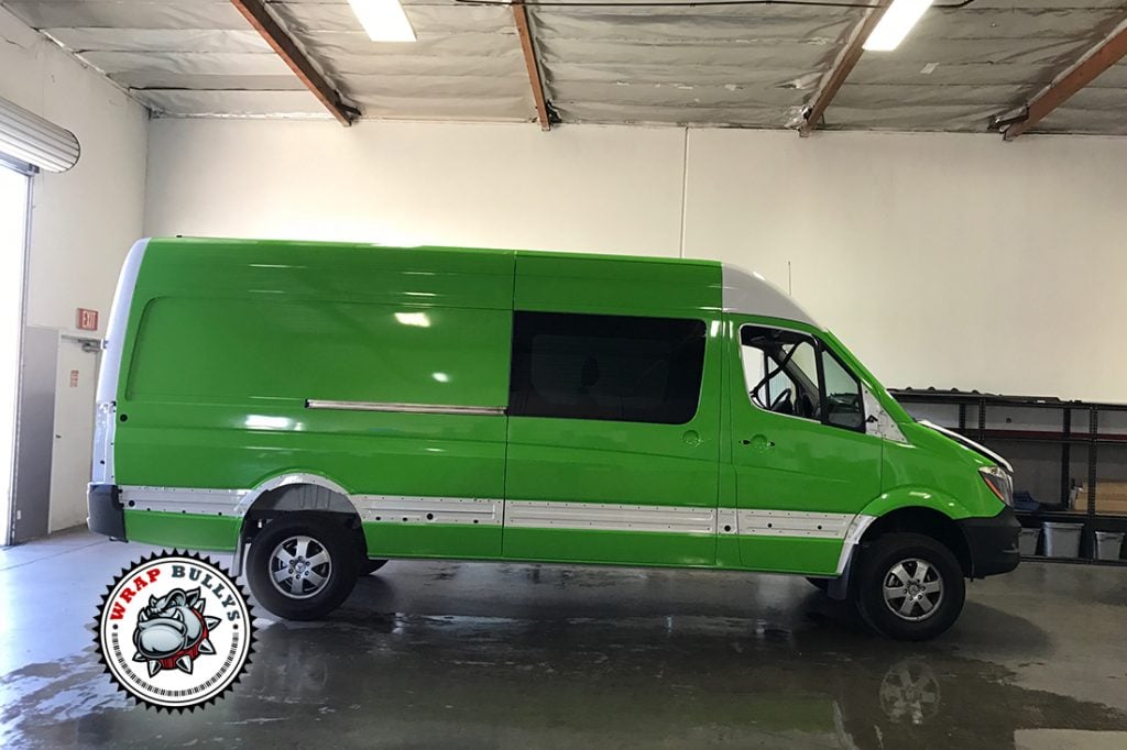 Mercedes vehicle wrap project