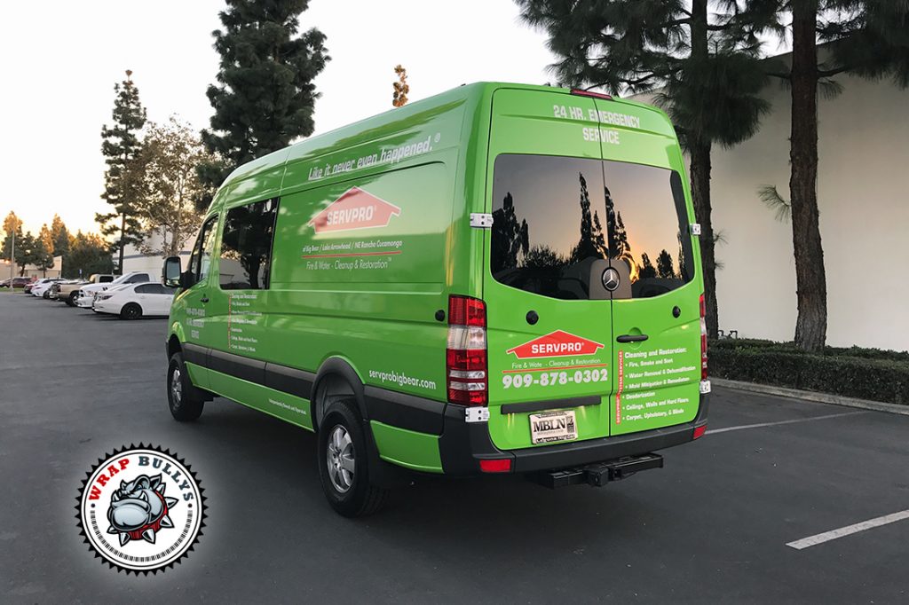 Mercedes vehicle wrap project