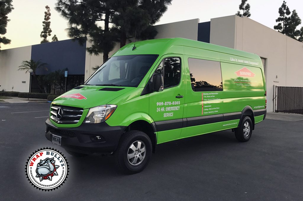 Mercedes vehicle wrap project