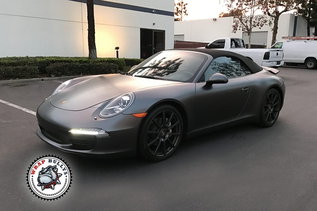 Porsche vehicle wrap project