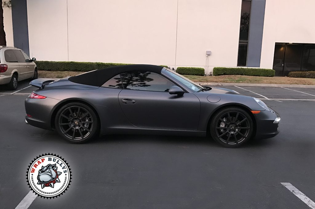 Porsche vehicle wrap project