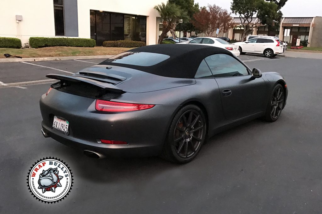 Porsche vehicle wrap project