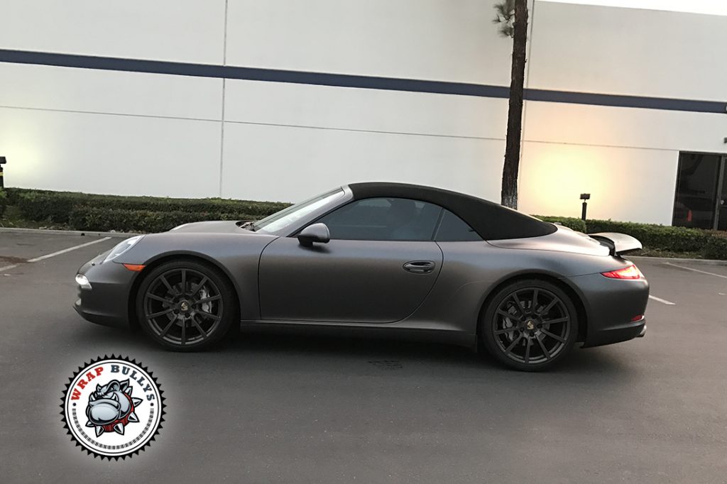 Porsche 911 Wrap | 3M Satin Dark Gray