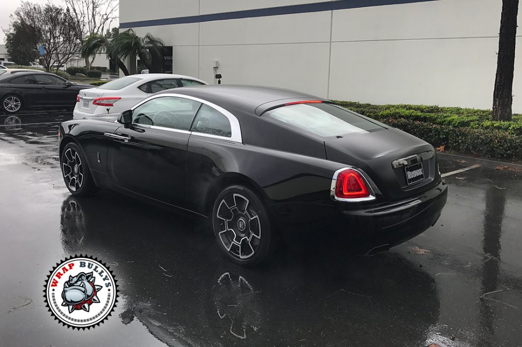 Rolls vehicle wrap project