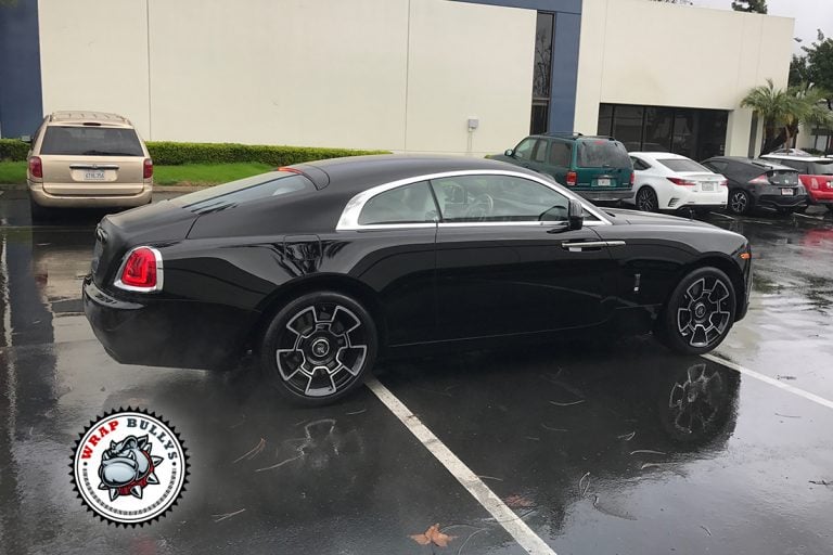Rolls-Royce wrapped in SunTek Ultra Matte and Gloss Ultra PPF in Gardena