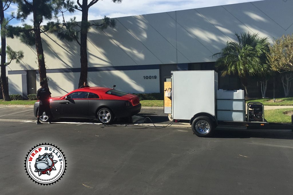 Rolls vehicle wrap project