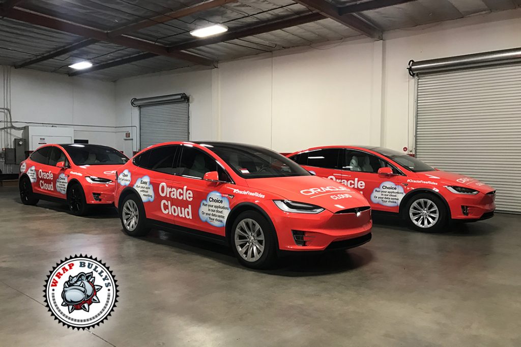 Tesla Model X vehicle wrap project