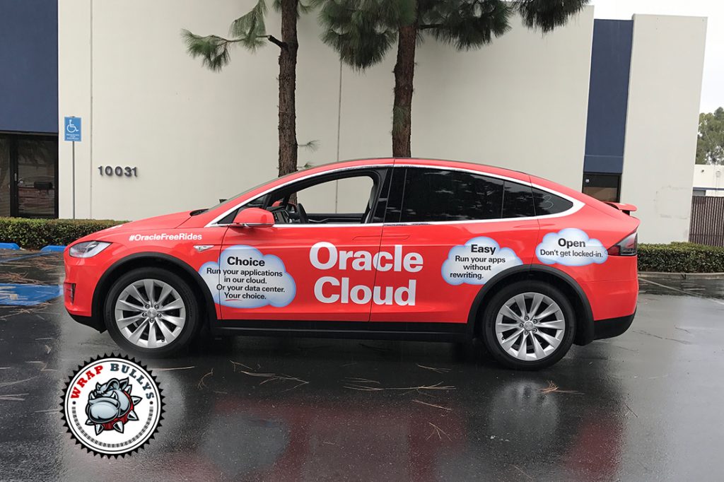 Tesla Model X vehicle wrap project