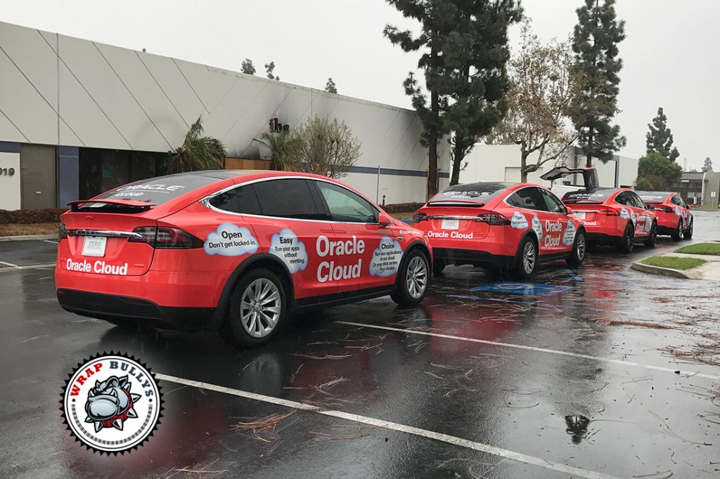 Tesla Model X vehicle wrap project