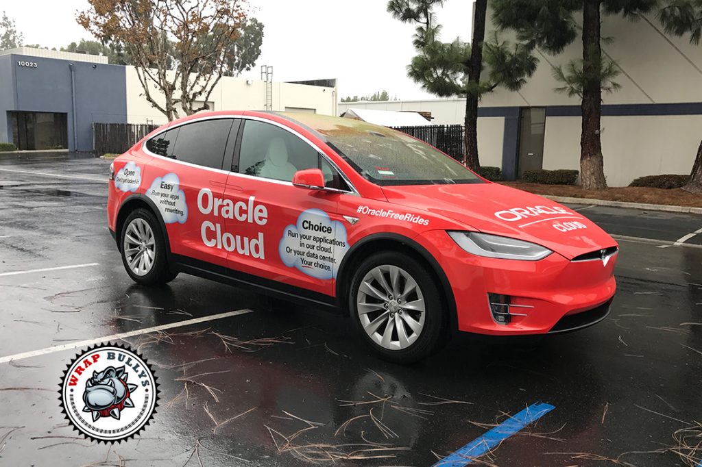 Tesla Model X vehicle wrap project