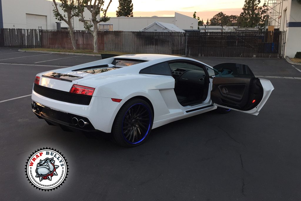 Lamborghini vehicle wrap project