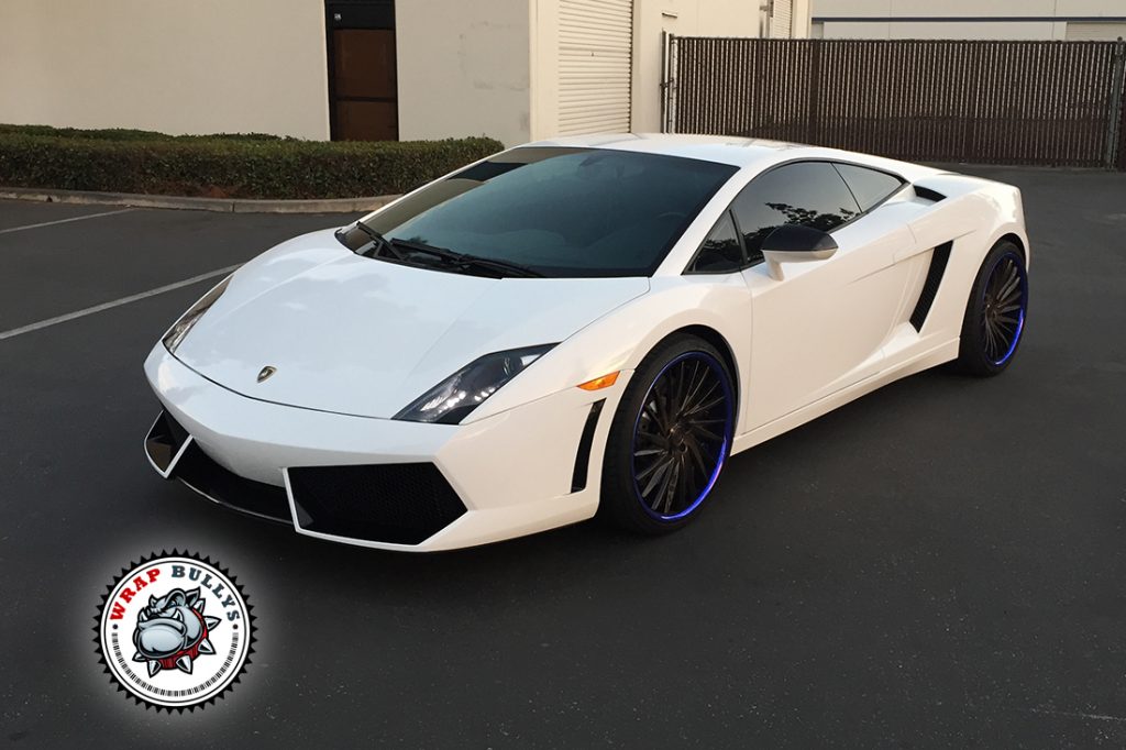 Lamborghini vehicle wrap project