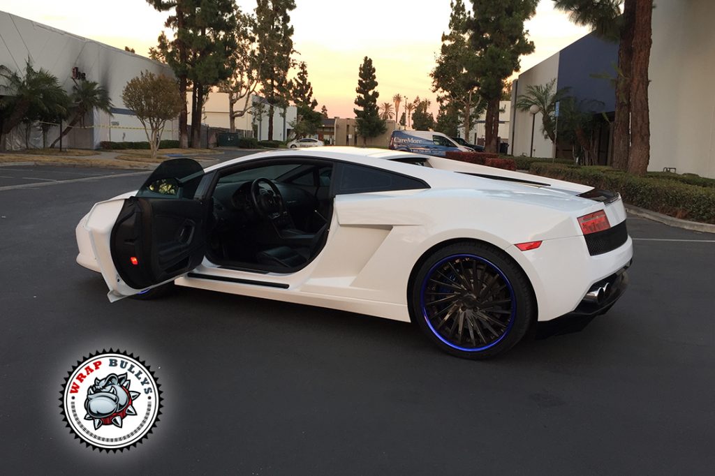 Lamborghini vehicle wrap project