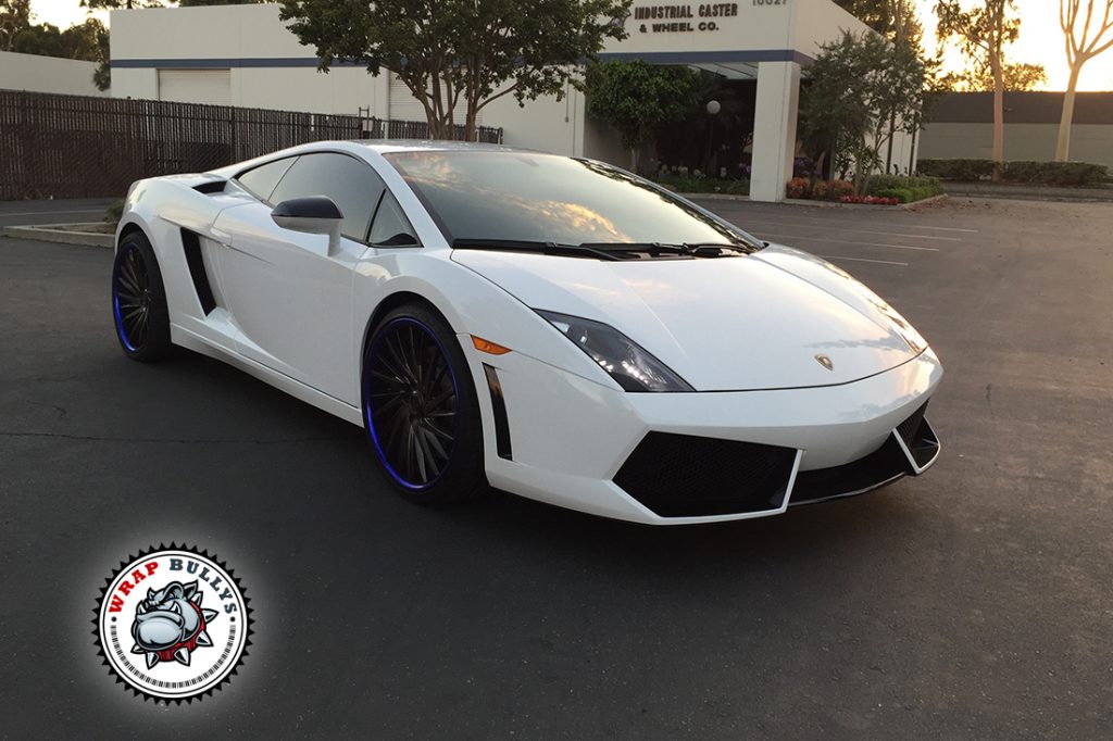 Lamborghini vehicle wrap project