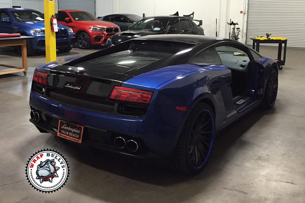 Lamborghini vehicle wrap project