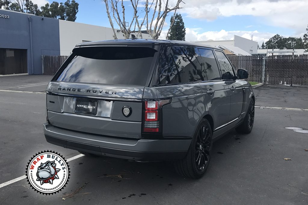 Range Rover vehicle wrap project