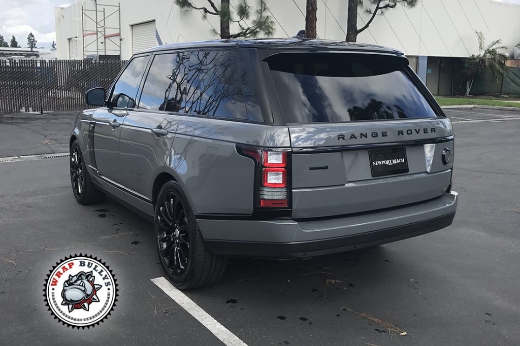 Range Rover vehicle wrap project