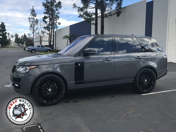 Avery Gloss Dark Gray Range Rover Vehicle Wrap