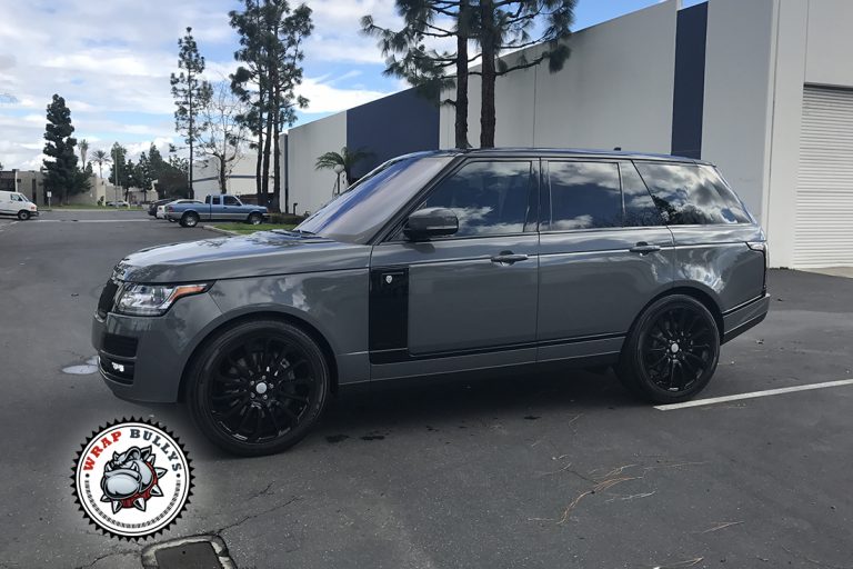 Land Rover Range Rover Avery Gloss Dark Gray Wrap Gardena