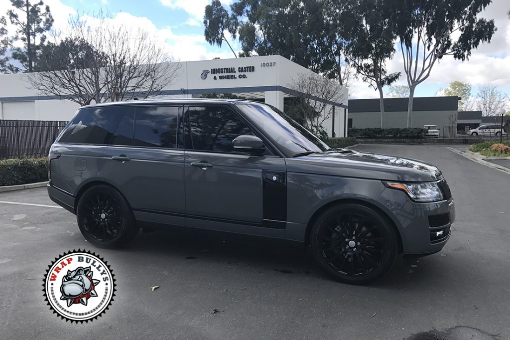 Avery Gloss Dark Gray Range Rover Vehicle Wrap – Wrap Bullys