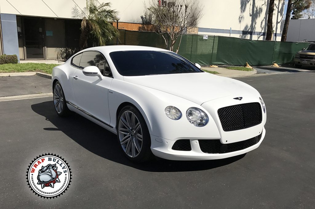 Bentley vehicle wrap project