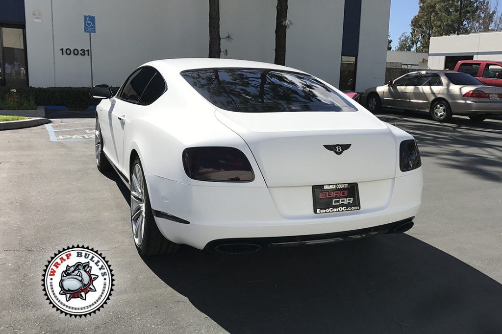 Bentley vehicle wrap project