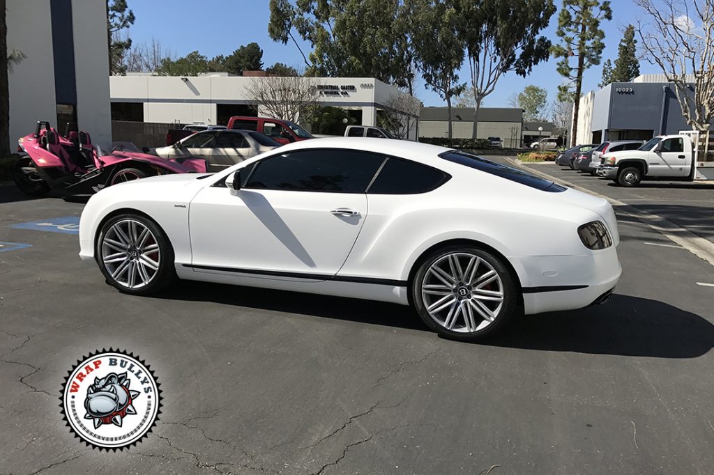 Bentley vehicle wrap project
