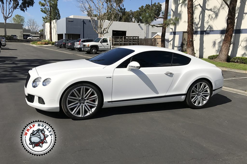Bentley vehicle wrap project