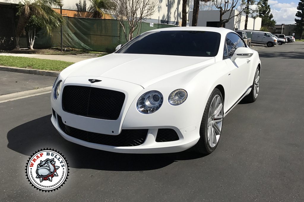 Bentley vehicle wrap project