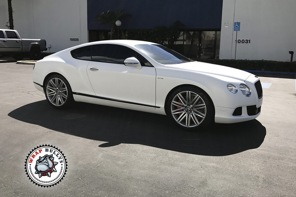 Bentley vehicle wrap project