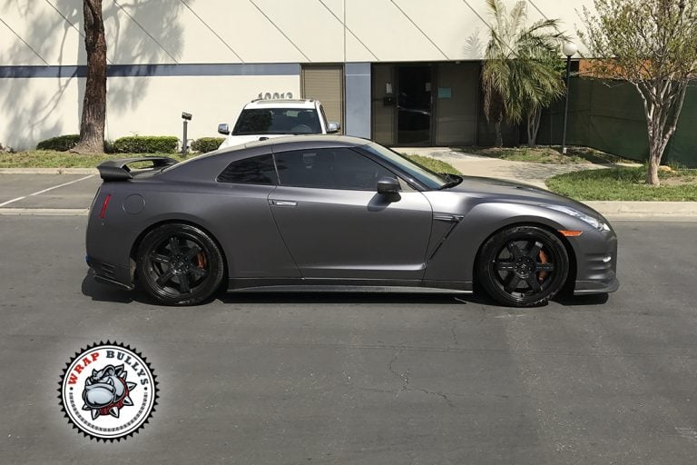 Nissan GT-R 3M Satin Dark Gray Wrap Gardena