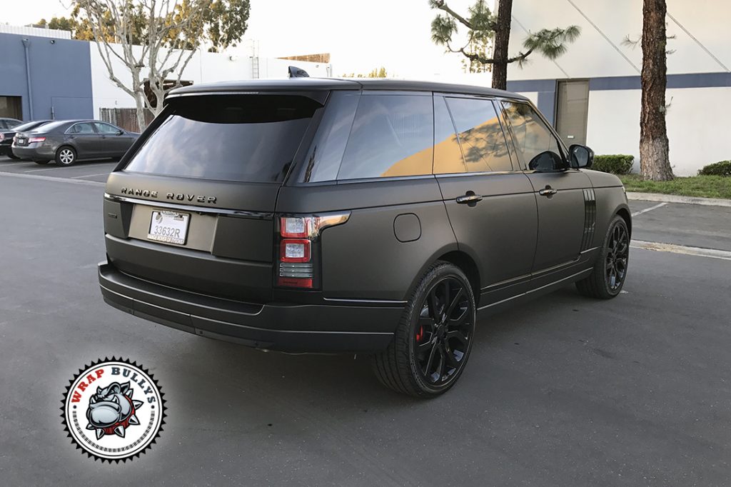 3M Deep Matte Black Land Rover Range Rover Vehicle Wrap – Wrap Bullys