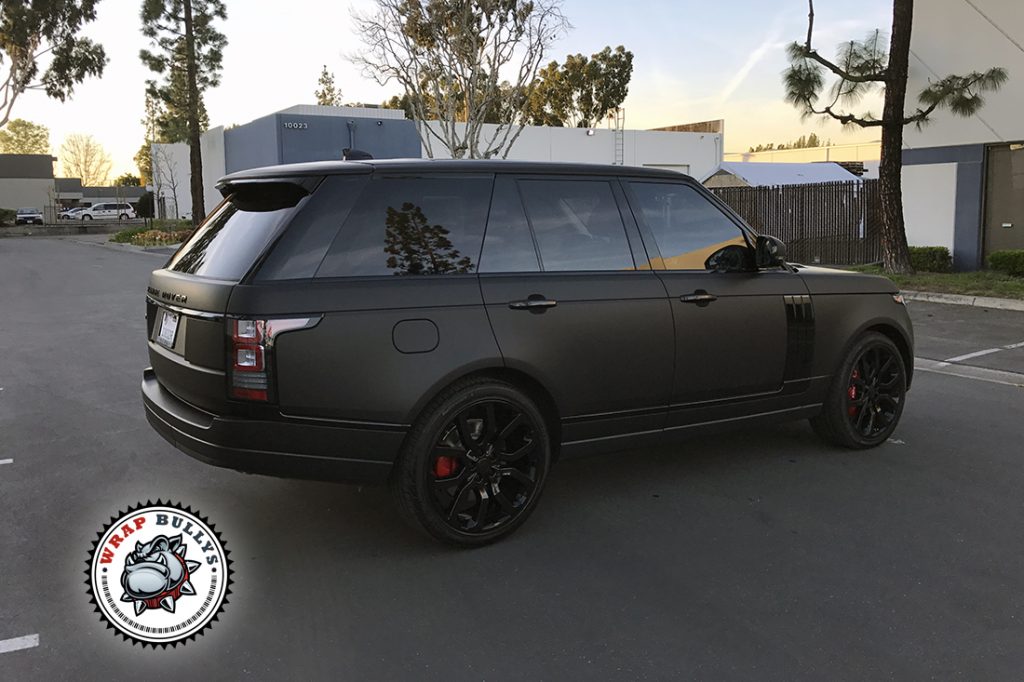 Range Rover vehicle wrap project