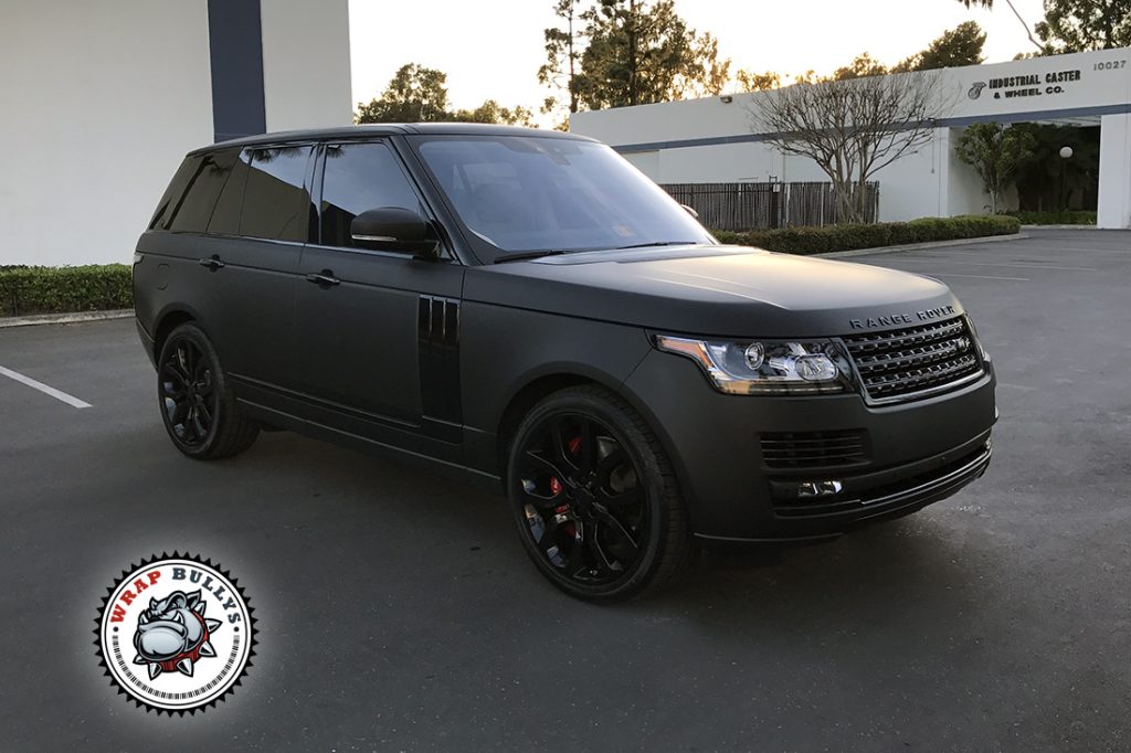 Range Rover vehicle wrap project