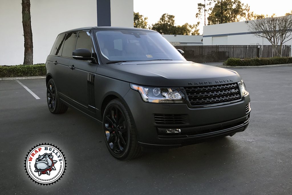 3M Deep Matte Black Land Rover Range Rover Vehicle Wrap – Wrap Bullys