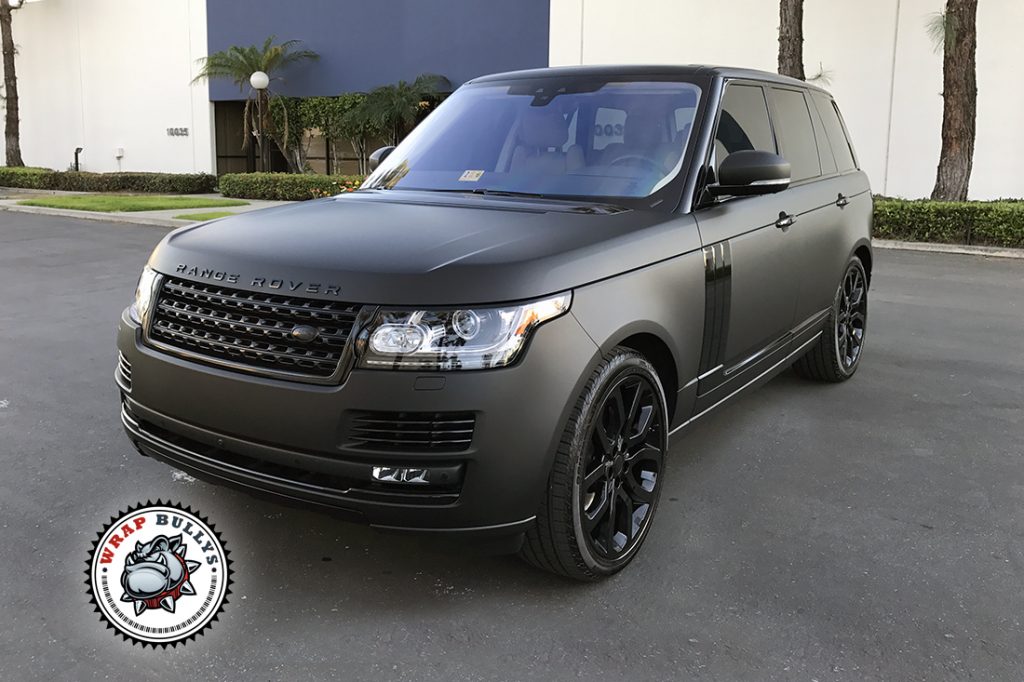 Range Rover vehicle wrap project