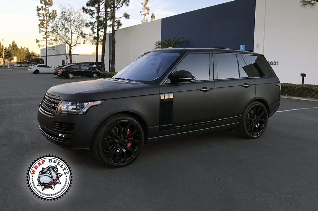Range Rover vehicle wrap project