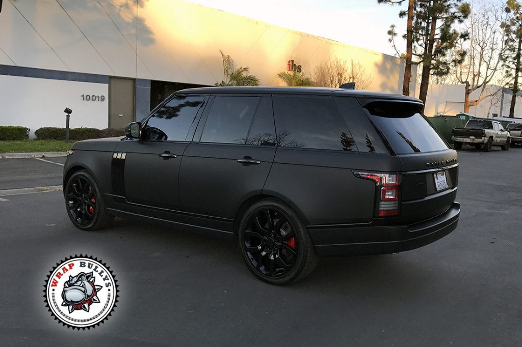 Range Rover vehicle wrap project
