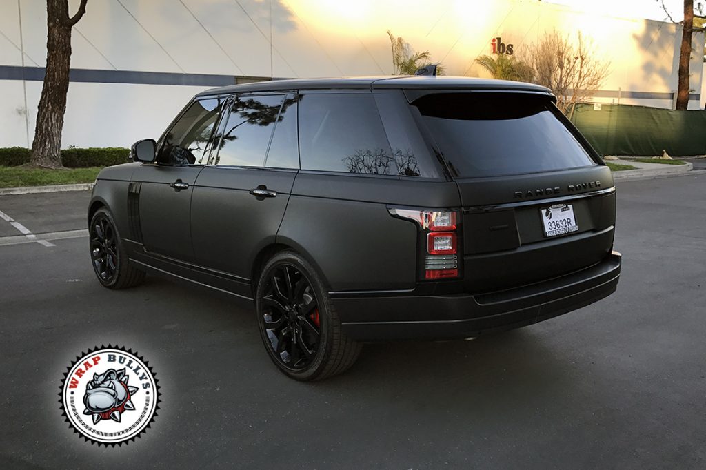 Range Rover vehicle wrap project