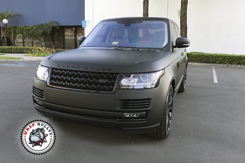Range Rover vehicle wrap project