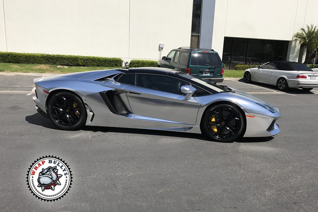 Lamborghini vehicle wrap project