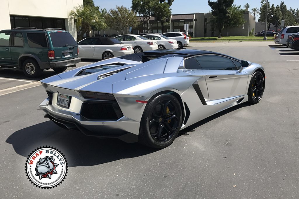 Lamborghini vehicle wrap project