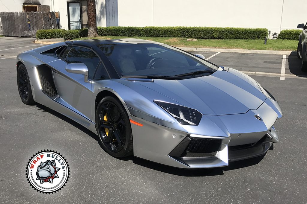 Lamborghini vehicle wrap project